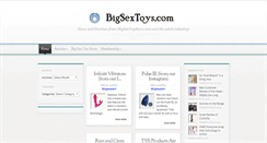 Desktop Screenshot of bigsextoys.com