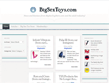 Tablet Screenshot of bigsextoys.com